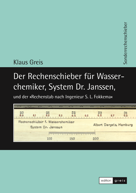 Der Rechenschieber für Wasserchemiker, System Dr. Janssen